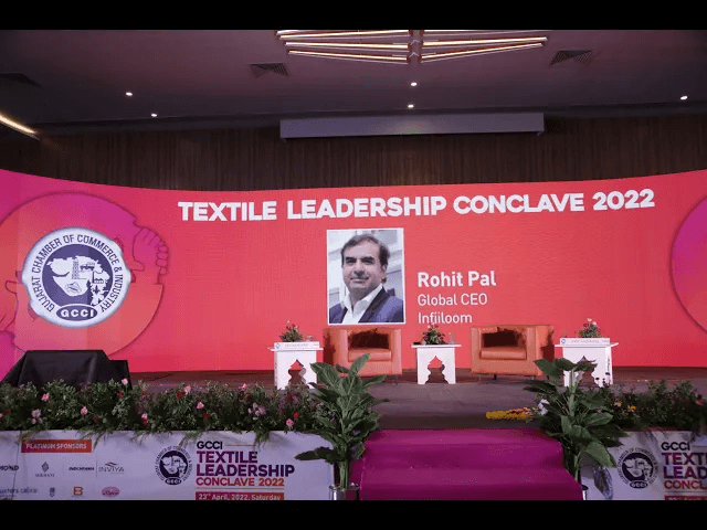 Mr. Rohit Pal, Global CEO, Infiiloom at GCCI Textile Leadership Conclave 2022